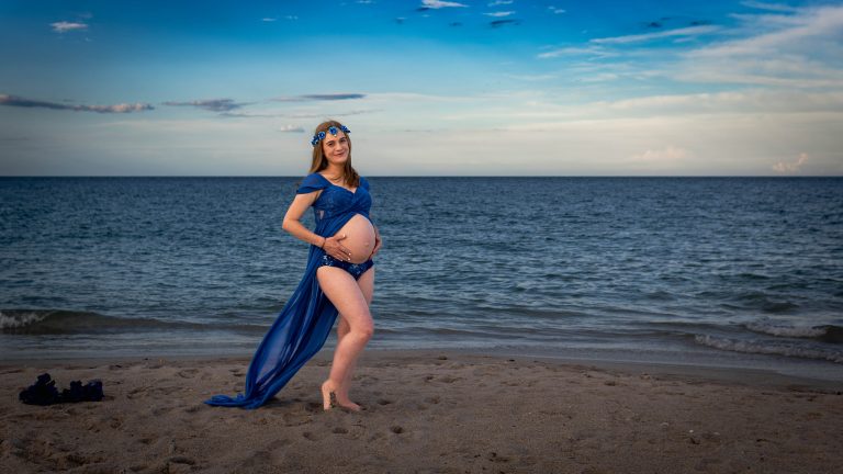 Jordon Maternity — Beach Full Length